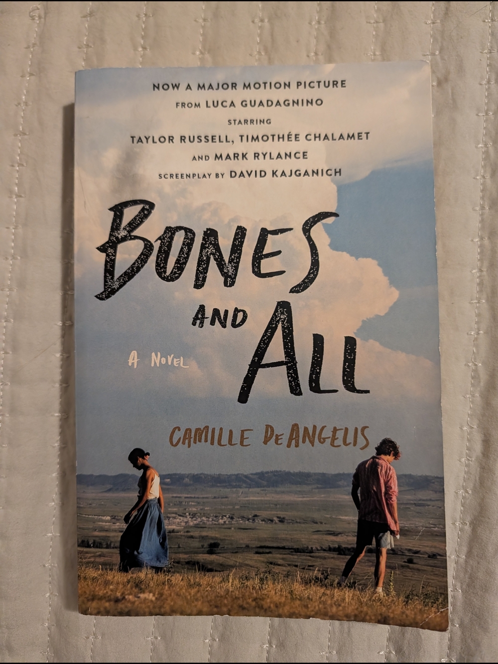 Bones and All by Camille DeAngelis - Paperback Book (Blue Cover)
